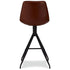Isabel Barhocker 2er Set - Kunstleder Cognac Braun